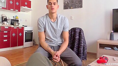 Lucky Guy Pays Two Hunky Dudes To Feel Their Fingers Tongues Everywhere On His Body - Bigstr 10 Min