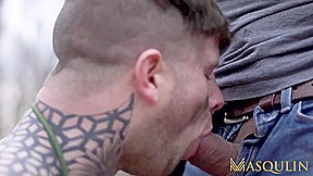 MASQULIN Inked Andrew Green Raw Bred Hard By Ryan Bones