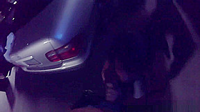 MILF Next Door Sucks and Fucks in Parking Garage