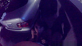 MILF Next Door Sucks and Fucks in Parking Garage