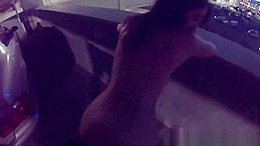 MILF Next Door Sucks and Fucks in Parking Garage