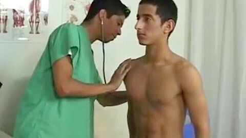 Male doctor giving a male a exam movies and medical boy exam clips