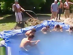 Male stripper blow job party and college twink first time gay porn