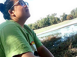 Mamada En El Lago En Publico 6 Min