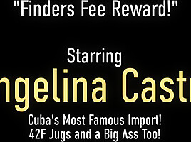 Man Finds Purse and Gets Blowjob from Busty Angelina Castro