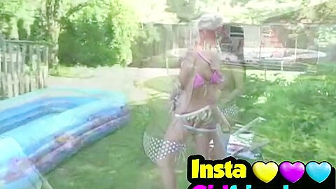 Mandy Chase Bikini Exposed Breast Photoshoot
