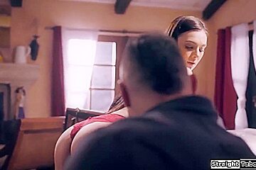 Marley Brinx In Stepdaughter Gets Spanked By Her Stepdad