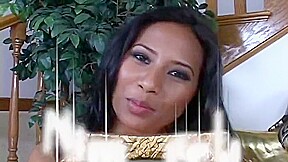 Marvelous asian Nyomi Marcela is making interracial love
