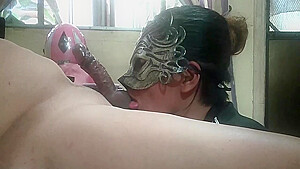 Masked Pinay Blowjob