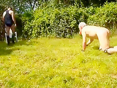 Masteradogg training Bonclebs outside