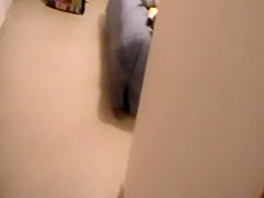 Masturbation peeped through a window