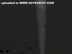 Masturbation peeped through a window