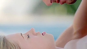 Mature man and a skinny blonde fucks outdoor in the HD video