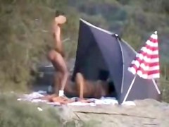 Mature pervert bitch at the beach 2