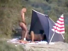 Mature pervert bitch at the beach 2