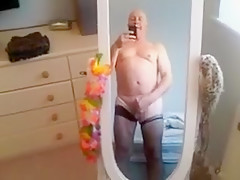Me wanking in Stockings
