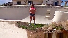 Meet Her On - Big Tits Redhead Fucked In Empty