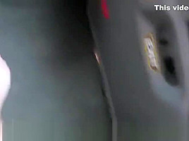 Messy cutie goth tries ass slamming in the taxicab