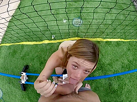 Mia Collins In Slim Knows How To Spice A Boring Sport Game