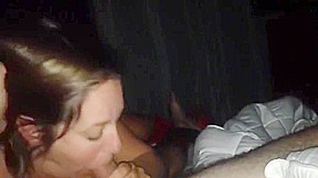 Milf Sucking His Dick Hard After He Cums In Her Mouth