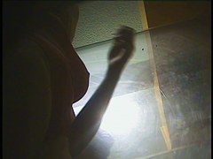Milfs demonstrate their tits and thighs to a in the girls dressing room