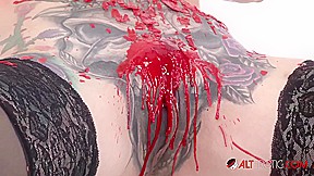 Model Marie Bossette Getting More Ink
