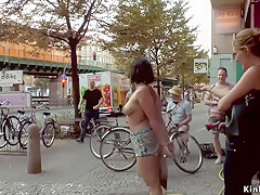 Mona Wales In Taped Full-bosomed Whore Got Laid In Fetish Public Bar