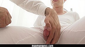 MormonBoyz - Older priest masturbates nervous young Mormon boy