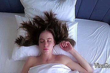 Morning Sex, Agata Briz And Vira Gold - In All Holes With Beautiful 18yo And Creampie In Small Ass 5 Min