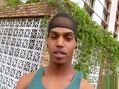 Muscle black homosexual screwed
