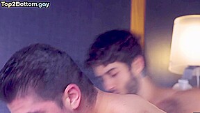 Muscled tattooed stud cums after anal drilling by BJ BF