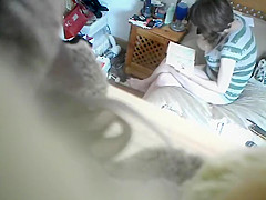 My friend's Step mom caught masturbating on