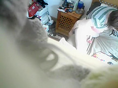My friend's Step mom caught masturbating on