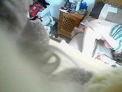 My friend's Step mom caught masturbating on