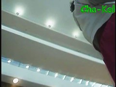 My upskirt video of a chubby brunette teen 18+