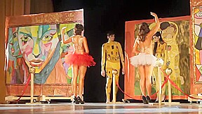 Naked Body Painting Fashion Show Miss
