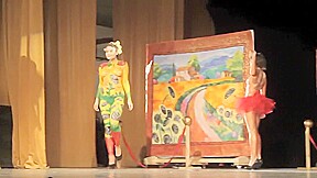 Naked Body Painting Fashion Show Miss