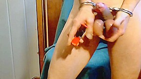 Naked slave smashed balls bdsm