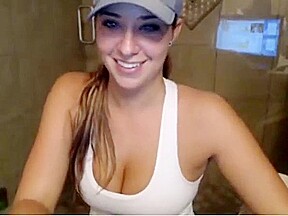 Nat showering during cam session