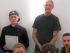 Natural busty babe banged at art class