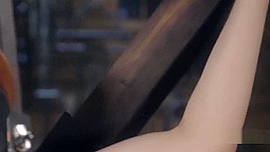 Natural huge tits slave nipples clamped