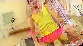 Natural kinky Deiya gets off to porn - WeAreHairy