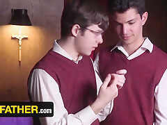 Naughty Alter Boys Get Kinky In The Confession Booth - Gay Porn