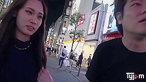 Naughty Japanese Aiko Does A Threesome With His Boyfriend 15 Min