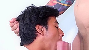 Naughty Step daddies dicking cute brown twink spitroast style