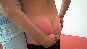 Naughty Teen's Perky Ass Spanked Hard