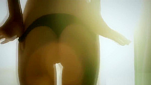 Naughty blonde masturbates as she walks around her apartment
