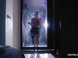 Need a Hand? Maid Lady Lyne finds Michael Fly tied to the bed by SinfulXXX