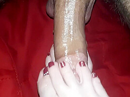 Netflix And Oily Toes No Cum