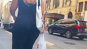 Nice Latina Milf Booty in Black Jumpsuit